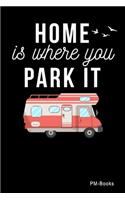 Home Is Where You Park It: Kariertes A5 Notizbuch oder Heft für Schüler, Studenten und Erwachsene(196 Logos Und Designs)