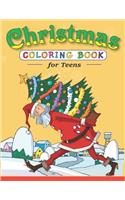 Christmas Coloring Book for Teens
