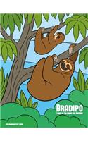 Bradipo Libro da Colorare per Bambini: (1 Bradipo)