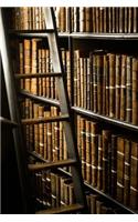 Ladder in Library Full of Old Books Journal