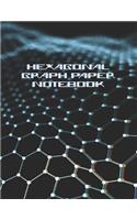 Hexagonal Graph Paper Notebook: Workbook Suitable for Design Game Mapping Knitting and Quilting