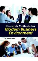 Research Methods for Modern Business Environment