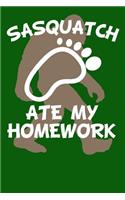 Sasquatch Ate My Homework