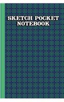 Sketch Pocket Notebook: Practice Drawing, Paint, Write, Doodle, 6 X 9 50 Blank Pages and 50 Lined Pages - Alternating for Notes, Sketching Pad, Creative Diary and Journal w