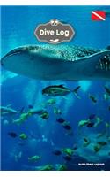 Dive Log - Scuba Divers Logbook: The Perfect Gift or Gift Idea for a Diver, Scuba Divers for Notes After Each Dive. Space for 120 Dives for Diving, Scuba Diving, Cave Diving, Wreck 