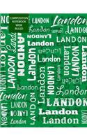 Landon Composition Notebook Wide Ruled