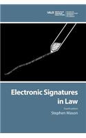 Electronic Signatures in Law