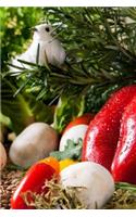 Vegetable Landscape Notebook: 150 lined pages, softcover, 6 x 9