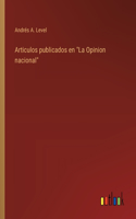 Articulos publicados en 