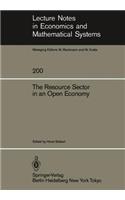 Resource Sector in an Open Economy