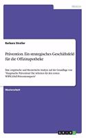 Prävention. Ein strategisches Geschäftsfeld für die Offizinapotheke