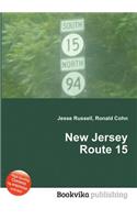 New Jersey Route 15: (English)