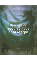 Description géographique de la Géorgie