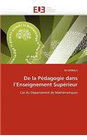de la P�dagogie Dans l''enseignement Sup�rieur