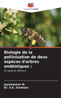 Biologie de la pollinisation de deux espèces d'arbres endémiques