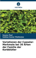 Variationen der Cypselar-Merkmale bei 30 Arten der Familie der Korbblütler