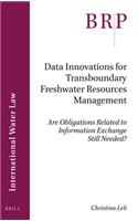 Data Innovations for Transboundary Freshwater Resources Management