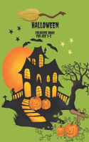 Halloween Coloring Book for Age 3-5