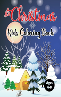 Christmas Kids Coloring Book Ages 4-8