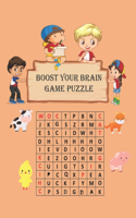 Boost Your Brain Game: Word Search for Kids all Ages: 132 Word Search Puzzles -Search and Find-