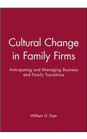 Cultural Change in Family Firms