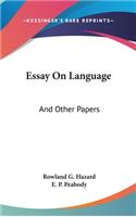Essay On Language
