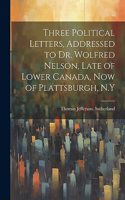 Three Political Letters, Addressed to Dr. Wolfred Nelson, Late of Lower Canada, now of Plattsburgh, N.Y