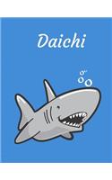 Daichi: Personalized Lined Notebook for People who Love Sharks