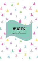My Notes Important to Remember