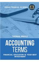 Accounting Terms - Financial Education Is Your Best Investment
