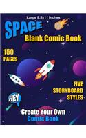 Space Blank Comic Book