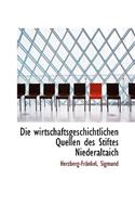 Die wirtschaftsgeschichtlichen Quellen des Stiftes Niederaltaich