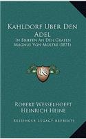 Kahldorf Uber Den Adel