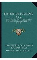 Lettres De Louis XIV V1-2