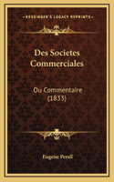 Des Societes Commerciales