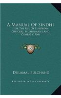 Manual Of Sindhi