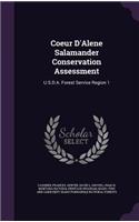 Coeur D'Alene Salamander Conservation Assessment