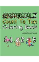 Signimalz - Count to Ten Coloring Book