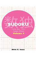 Sudoku: Sudoku Puzzle Book Random Difficulty Volume 4: (Easy, Medium, Hard, Very Hard) (Volume 4)