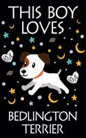 This Boy Loves Bedlington Terrier Notebook
