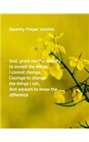 Serenity Prayer Journal