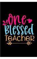 One Blessed Teacher