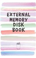External Memory Disk Book: Blank Lined Notebook Journal Gift for Coworker, Friend, Boss