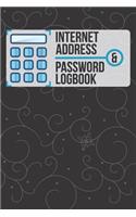 Internet Address & Password Logbook: A Password and Username Keeper, Password Book with Alphabet, Password Notebook, Password and Address Book, Password Journal