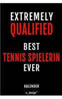Kalender für Tennis Spieler / Tennis Spielerin