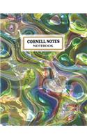 Cornell Notes Notebook: Pretty color cover Cornell Note Paper Notebook. Cute Girly Large College Ruled Medium Lined Journal Note Taking System for School and University(gir