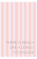 There Is Really like 4 Levels In College Notebook Journal