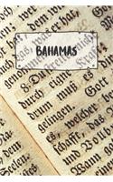 Bahamas: Ruled Travel Diary Notebook or Journey Journal - Lined Trip Pocketbook for Men and Women with Lines