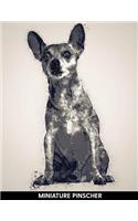 Miniature Pinscher: Notebook with Alternate Lined and Blank Pages for Writing & Drawing(9 Dog Novelty Art Journal)