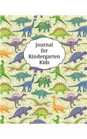 Journal for Kindergarten Kids: Daily Drawing and Writing Diary, Dinosaurs